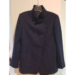 Ann Taylor navy, winter, short coat. Size medium.